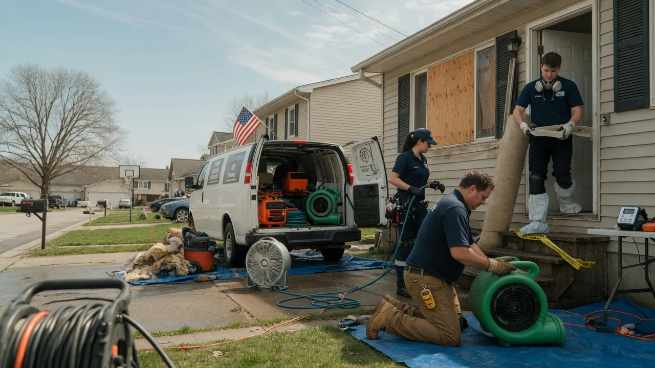 Water Damage Restoration in Liberty, IN near me